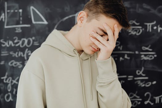 stressful exam environment