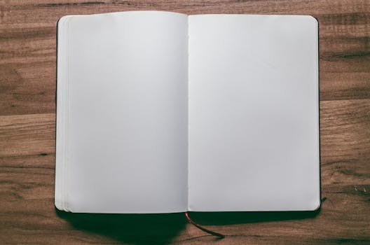 gratitude journal on desk