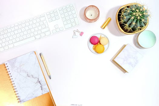 colorful sketchnotes on a desk